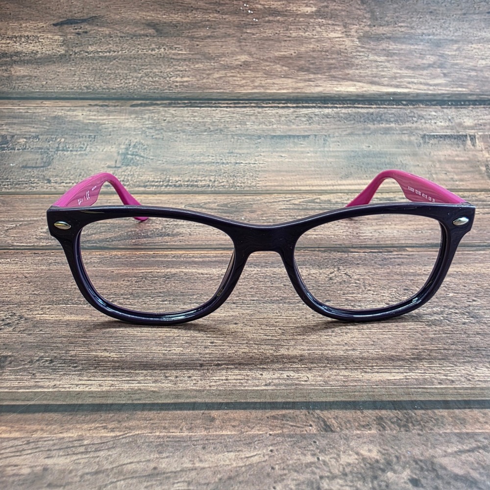 Ray-Ban Junior RJ 9052S 7021/8G Purple Pink Square Eyeglasses 48-16-130